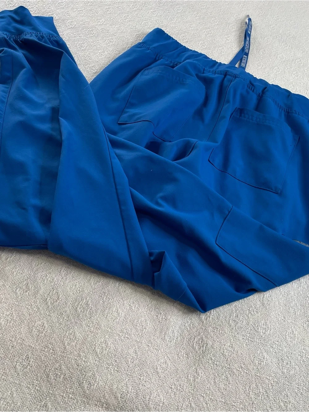 Med Couture Royal Blue Cargo Jogger‎ Scrub Pants~Size Small ~ Medical Staff